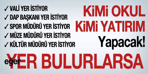 YATIRIM YAPILACAK YER ARIYORLAR AMA!