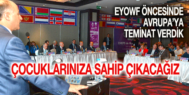 AVRUPA’YA PALANDÖKEN’DEN GÜVENCE GÖNDERDİK