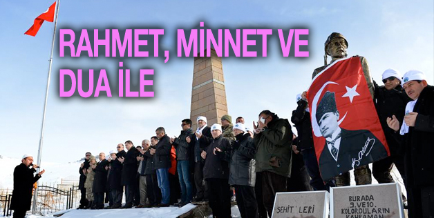 ALLAHUEKBER ŞEHİTLERİ’Nİ SAYGIYLA ANDIK