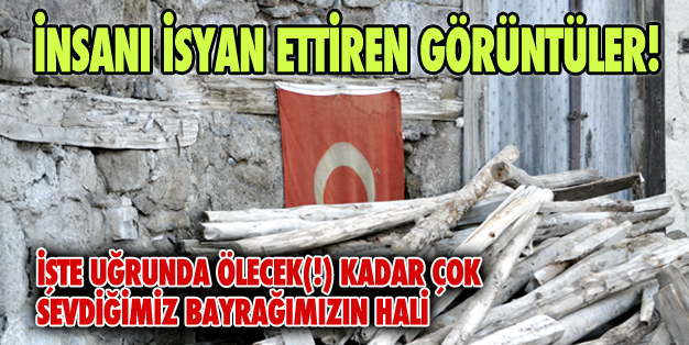 GÖLGESİNDE ÖZGÜRCE YAŞADIĞIMIZ BAYRAĞA SAYGI İSTİYORUZ!