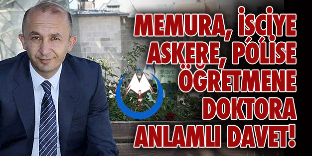 MONOTONLUKTAN SIKILAN MEMURA İLGİNÇ DAVET