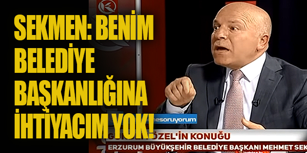 SEKMEN: EYY ERZURUMLULAR, OYUNA GELMEYİN!