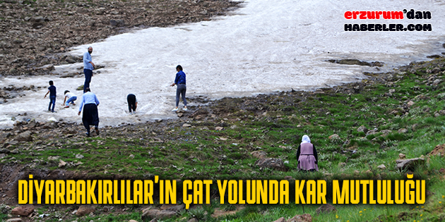 YOLDA KAR GÖRÜNCE, DAĞA TIRMANDILAR