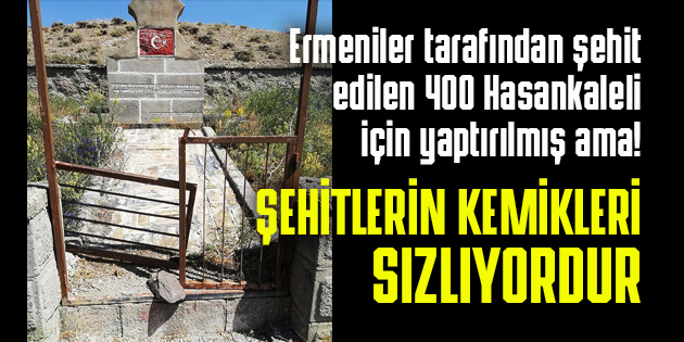 ŞEHİTLERİN KEMİKLERİNİ SIZLATAN ŞEHİTLİK