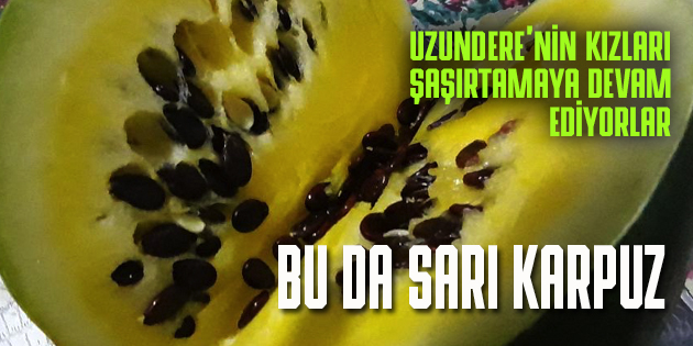 BU KARPUZ UZUNDERE’DE ÜRETİLDİ Tıkla-İzle