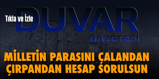 ARSIZDAN, HIRSIZDAN ÇALDIKLARININ HESABI SORULSUN! (Tıkla-İzle)