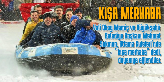VALİ VE BAŞKAN’IN KARDA RAFTİNG HEYECANI