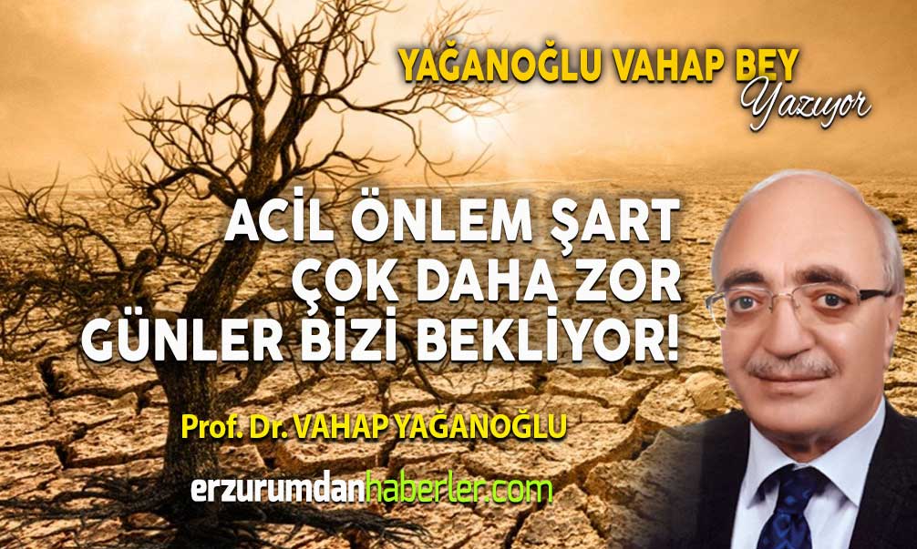 KURAKLIK KITLIK DEMEK, YOKSULLUK DEMEKTİR!