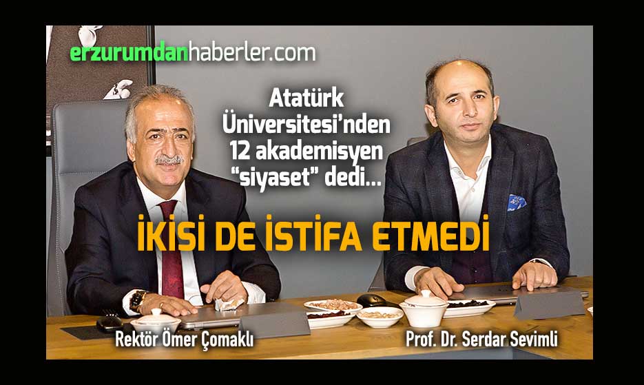 TOPLAM 13 AKADEMİSYEN İSTİFA ETTİ
